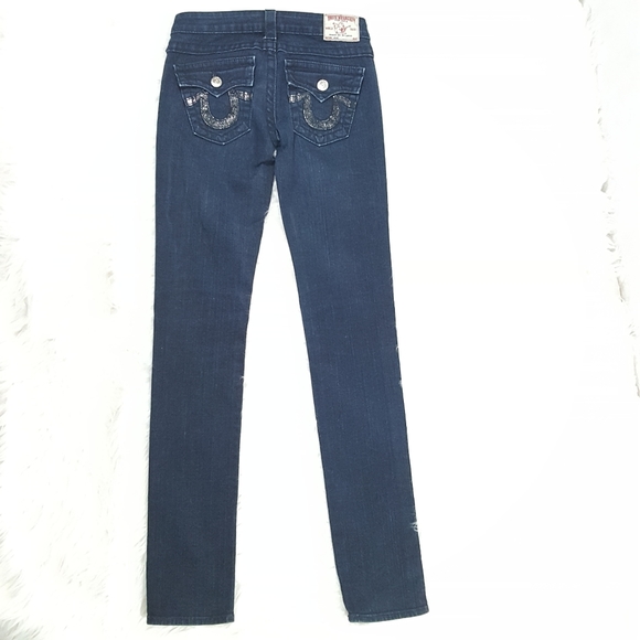 True Religion Straight Leg Jeans Size 24 - Picture 2 of 6